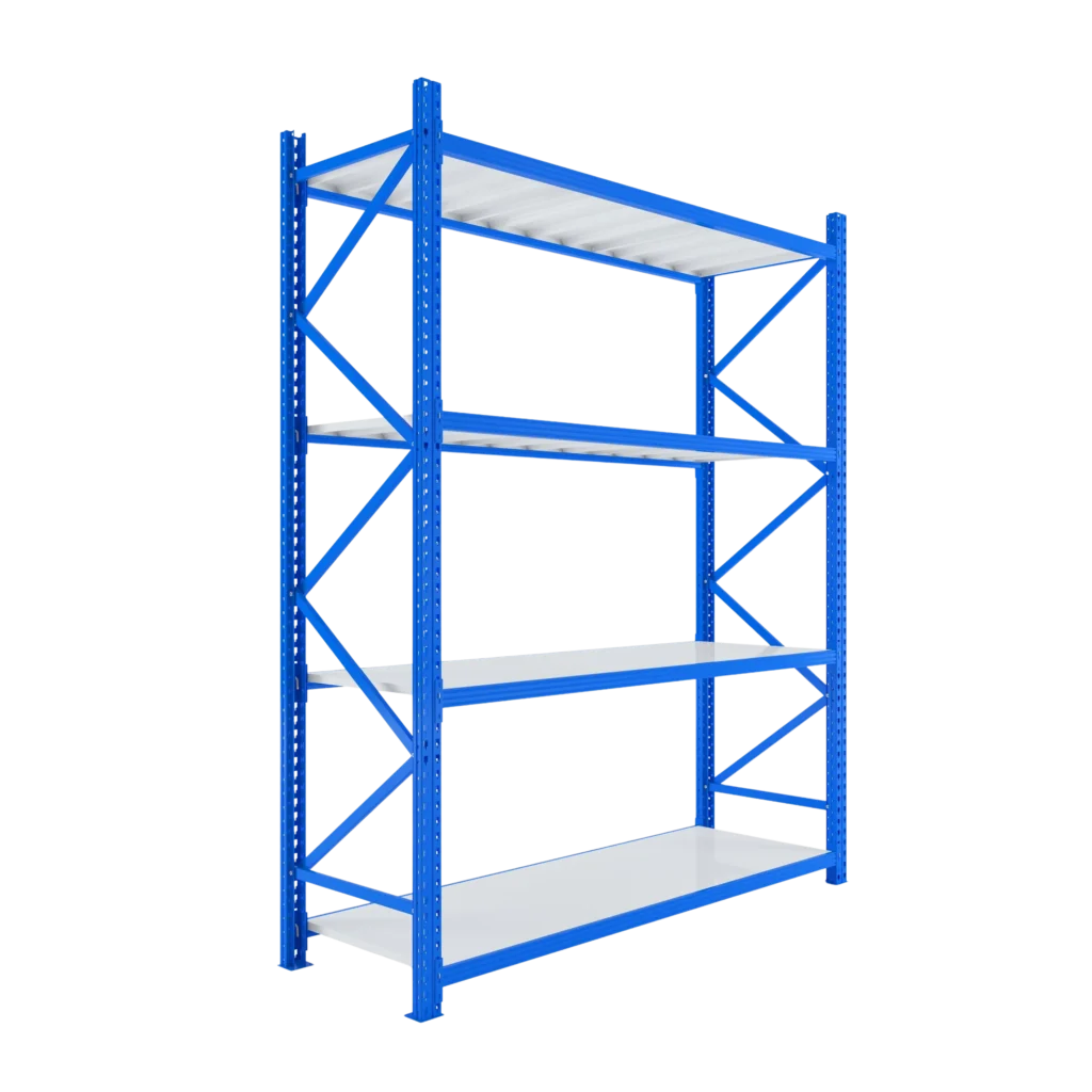 adjustable medium duty box shelving rack for manual order picking warehouse