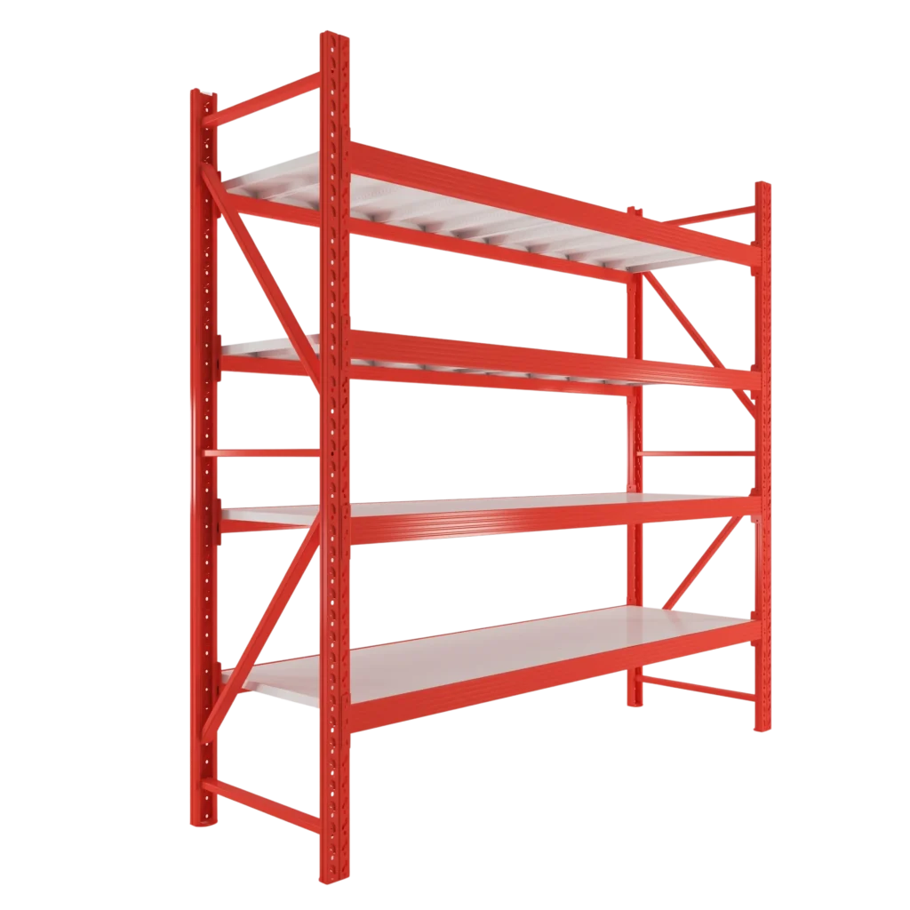 LANTOO light and medium duty adjustable storage racks for manual hand stacking distribution