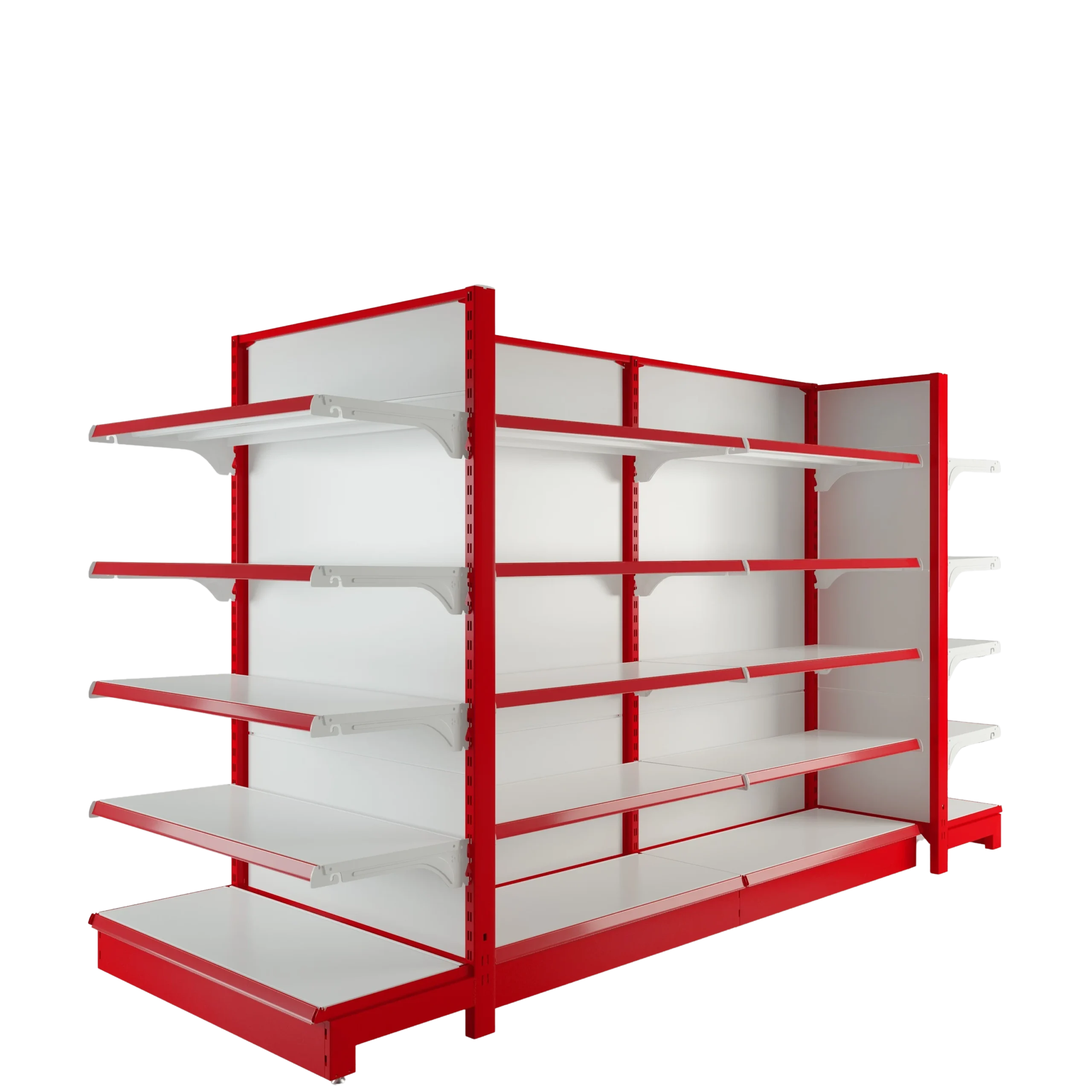 Modular retail store supermarket grocery gondola shelving shelves manufactured by LANTOO.